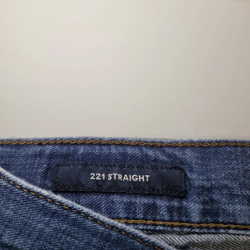 Lucky Brand 221 Straight Leg Mens Blue Denim Jeans 36x30
